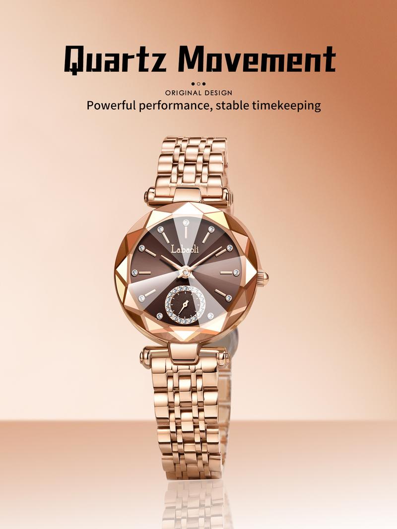 Elegant Luxury Women's Watch LA729 Water-Resistant Scratch-Resistant Adjustable Strap Fashionable Design Waterproof Wristwatch Suitable for All Occasions Elegant Luxury Women's Watch LA729 Water-Resistant Scratch-Resistant Adjustable Strap Fashionable Design Waterproof Wristwatch Suitable for All Occasions