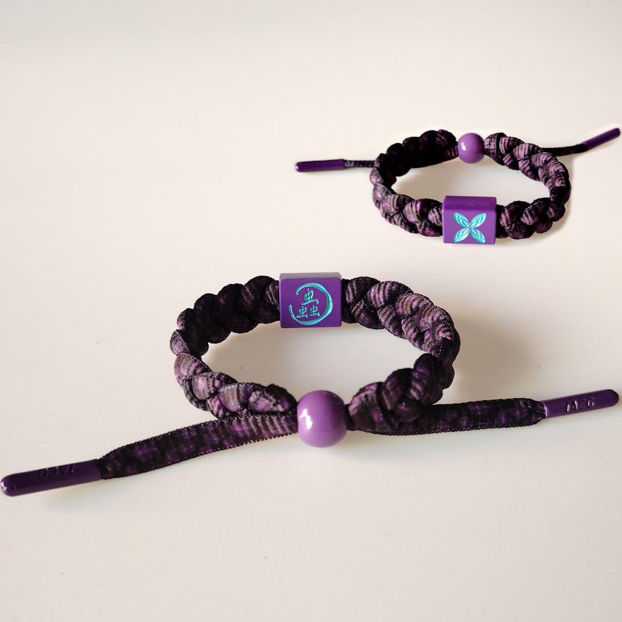 Anime Demon Slayer: Kimetsu no Yaiba, Tanjiro, Zenitsu, Tanjiro's woven bracelet, birthday gift for teenagers and couples, holiday gift, niche fashion, unique style