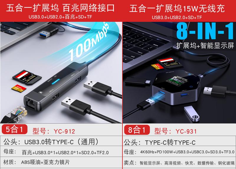 Type-C card reader, multifunctional all-in-one OTG mini TF camera SD card reader compatible with Apple and Huawei Type-C card reader, multifunctional all-in-one OTG mini TF camera SD card reader compatible with Apple and Huawei