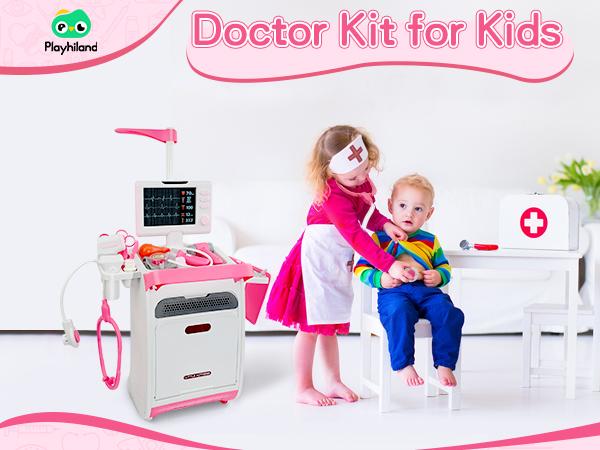 Doctor and Medical Pretend Play Set Toy for Boys And Girls Perfect Gift Montessori Toy 35 Pcs Kids Doctor Playset