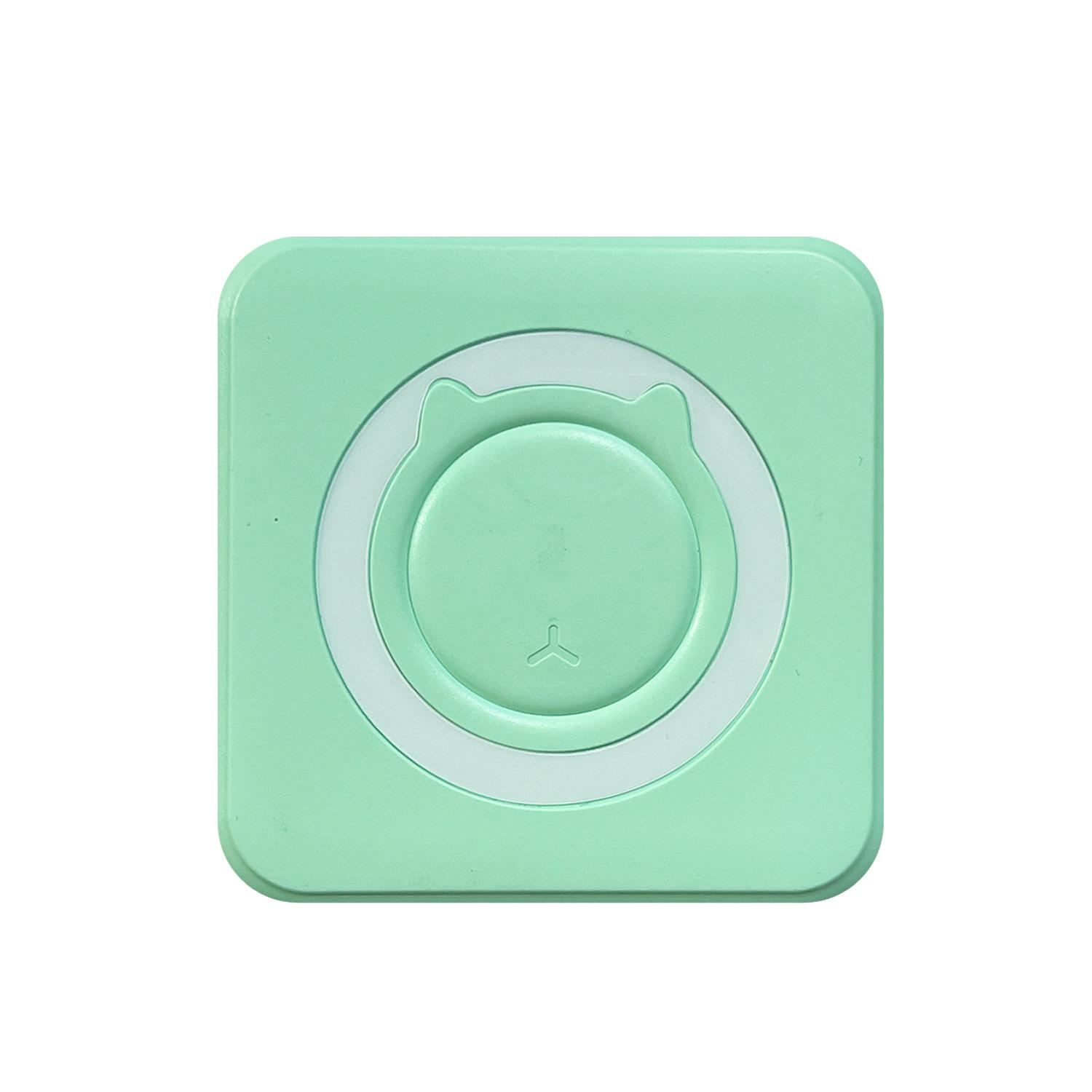 Macaron-colored portable mini student pocket printer for correcting mistakes, Bluetooth inkless thermal document label printer
