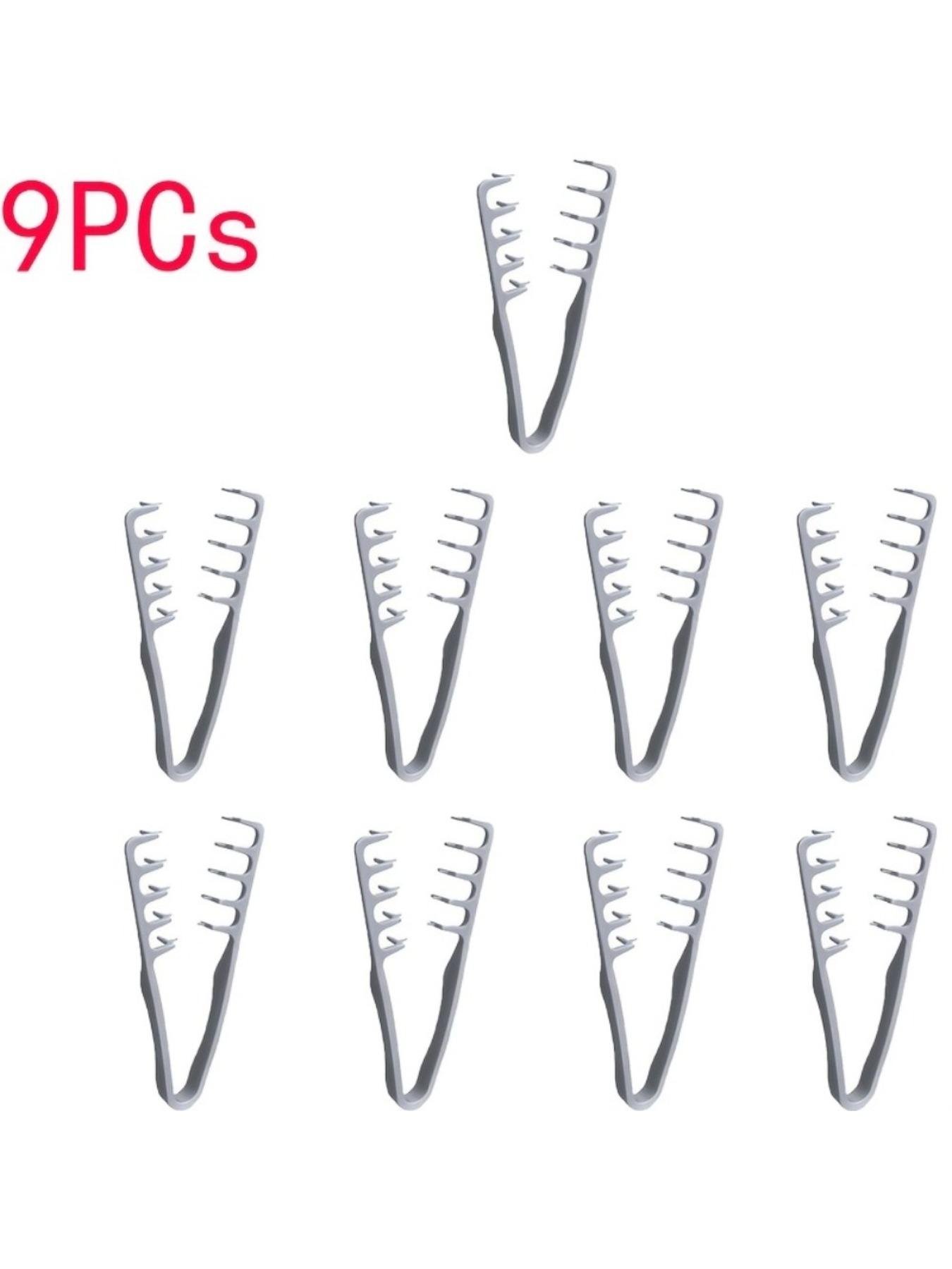 5/7/9pcs Volumizing Texture Hair Comb – Strong Grip, Root Lift, Seamless Blend, Fine Teeth for All Hair Types (Straight/Wavy/Curly), Anti-Slip Design, Ergonomic & Comfortable Handle, Perfect for Bangs, Salon & Home Use, Reusable, Must-Have Styling Tool