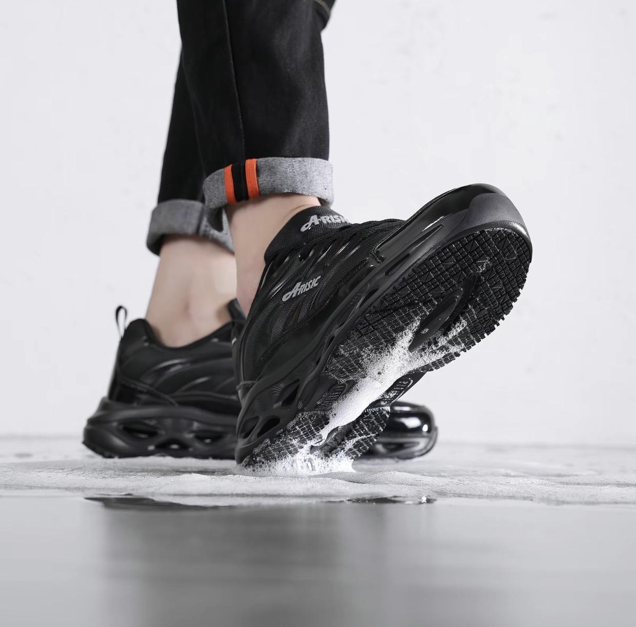 Unisex kitchen work shoes, waterproof, lightweight, oil-proof, wear-resistant and comfortable, breathable, casual work shoes