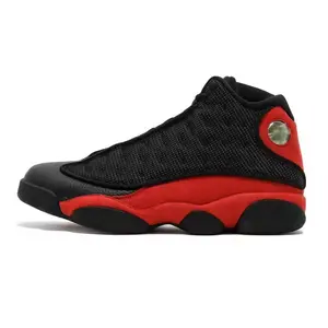 Black & Red Retro Basketball Sneakers | Casual Streetwear Shoes for Daily & Game