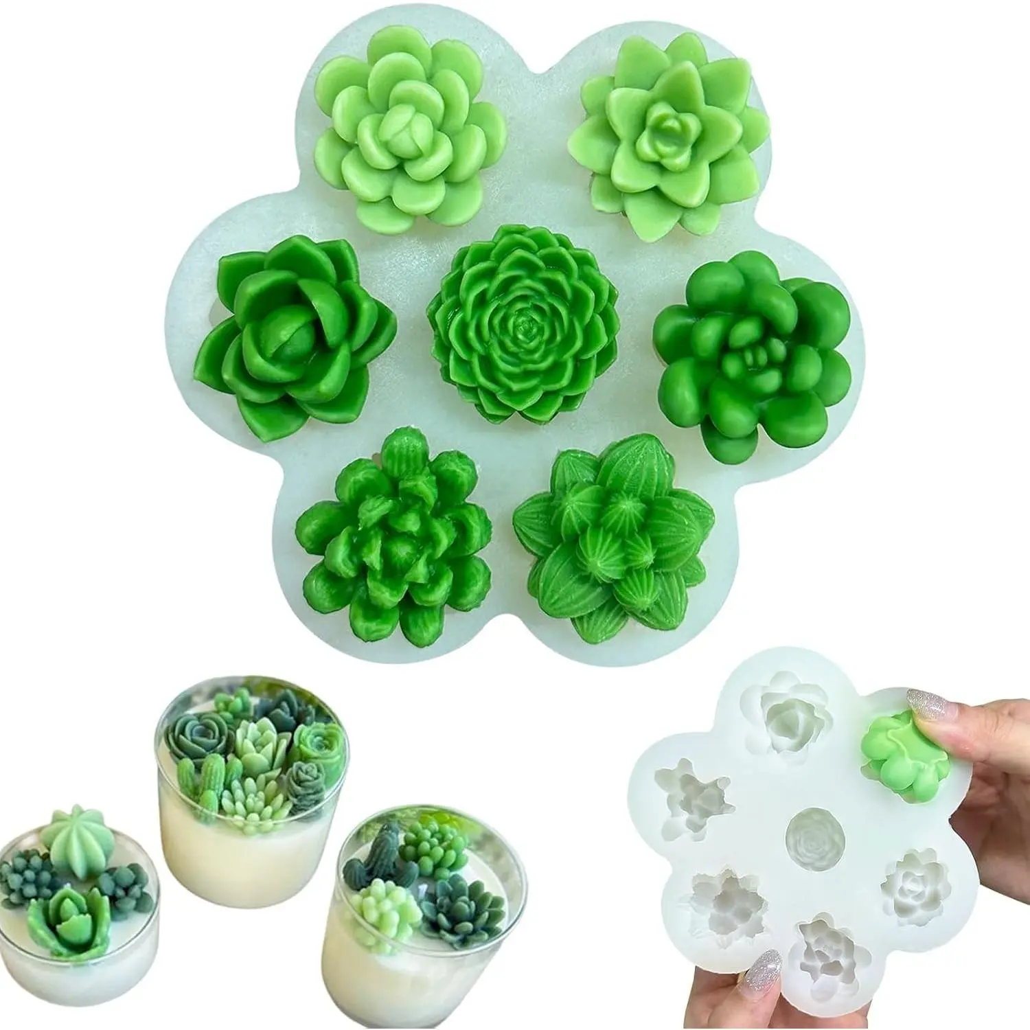 Succulent Silicone Molds