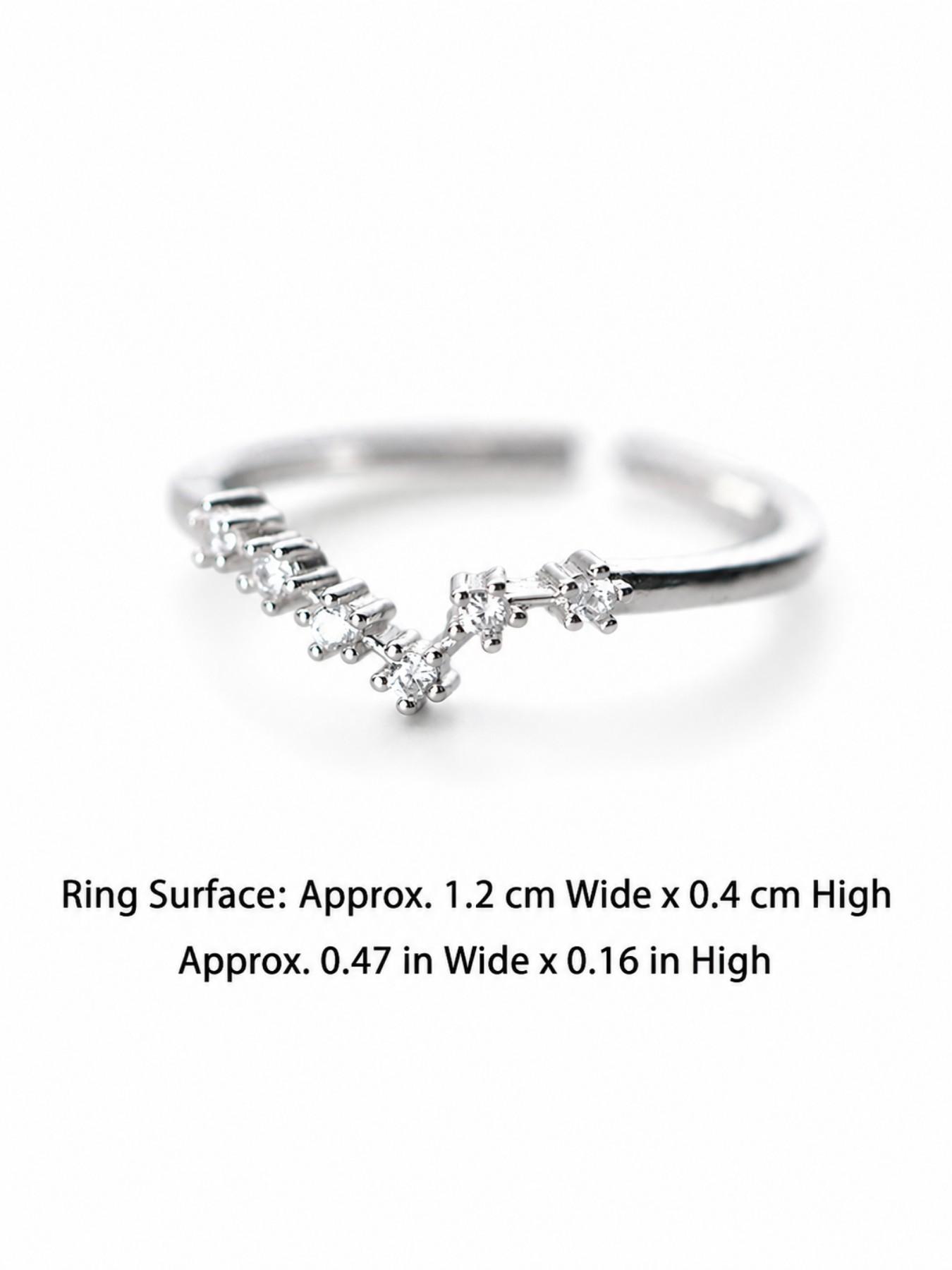 12 Zodiac Constellation Rings Set, Adjustable Open Star Sign Rings, Silver Tone Astrology Jewelry for Women, Fashion Ring