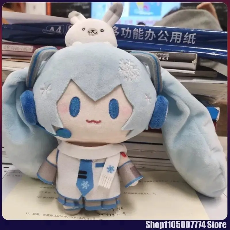 2026 New hot item  Hot Hatsune Miku Winter Series Snow Future Top Top Treasure Kawaii Doll Fufu Plush Doll Pendant Girl Birthday Gift Cute