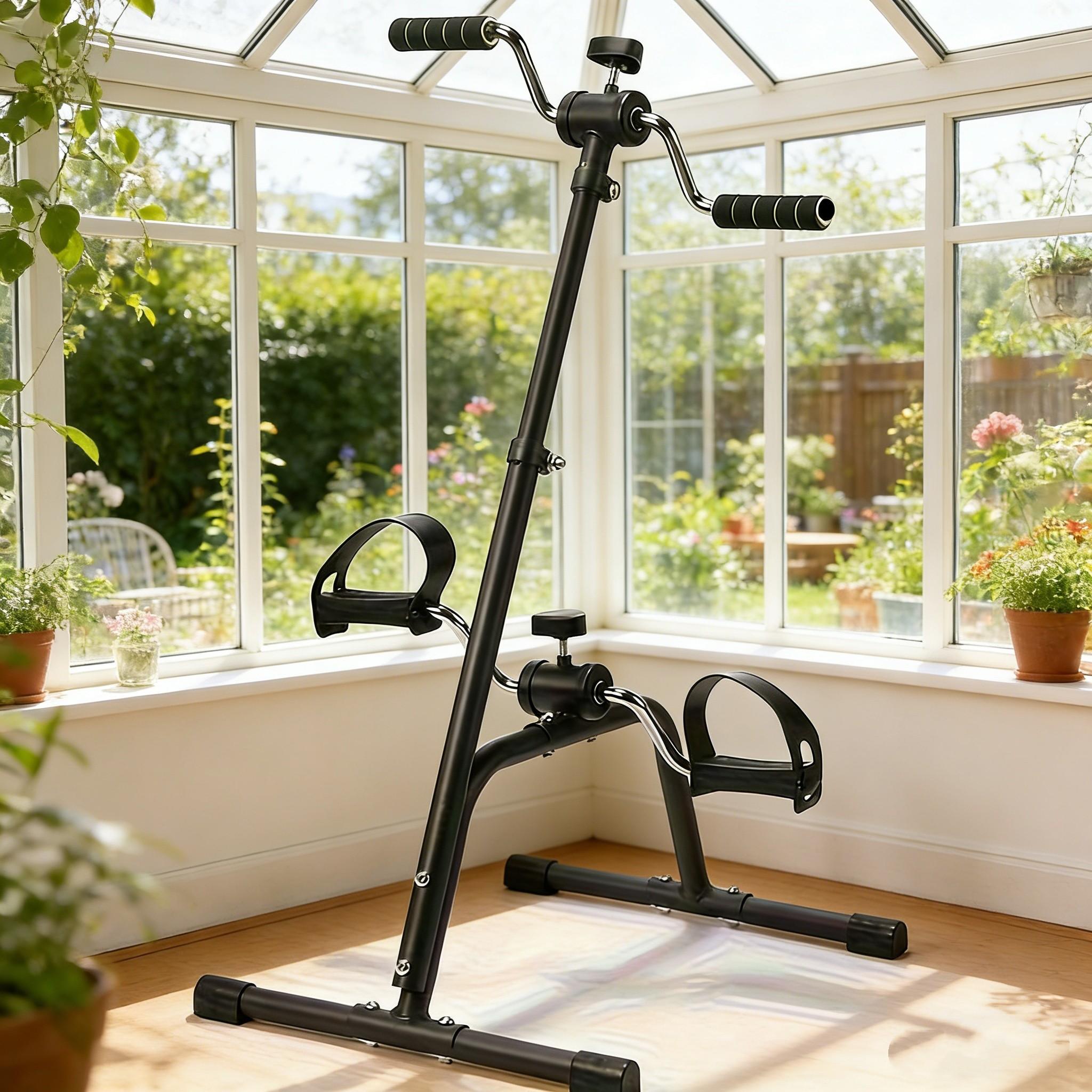 Adjustable Resistance Upper & Lower Limb Rehabilitation Bike, Non-Slip Handles, Stable Structure, Ideal for Home, Hospital, Office Use