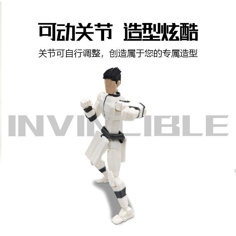Invincible Mark Lucky 13 Multi Joint Movable Action Figure Diy Assembled Collectible Toy For Adult Holiday Surprise Gift