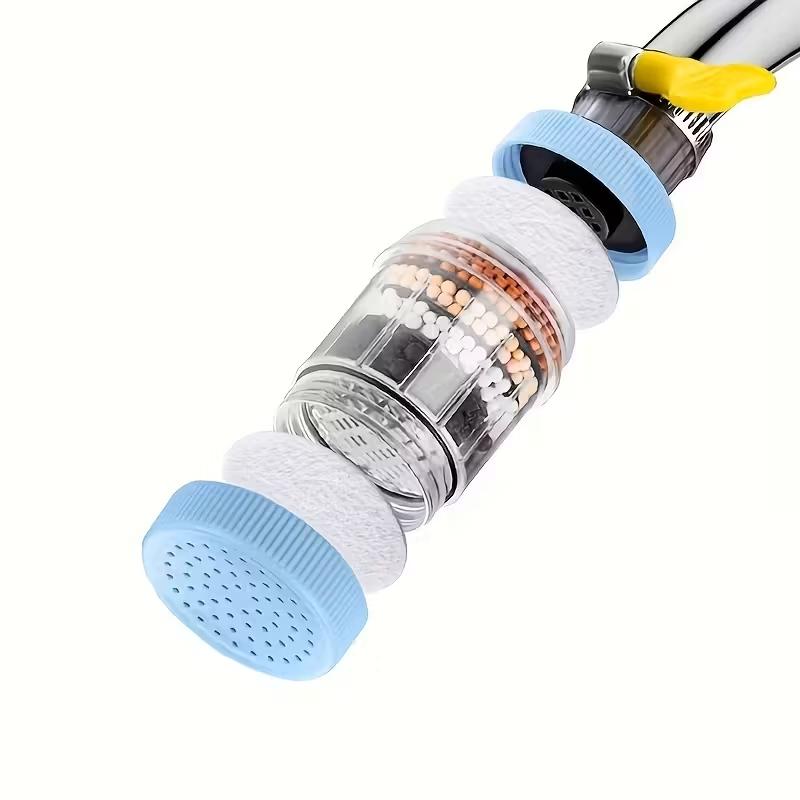 Kitchen Faucet Water Filter, Activated Carbon Filtration, Removes Chlorine Fluoride Heavy Metals, Ideal Gift for Home Kitchen Bathroom, Water Filter for Sink Faucet