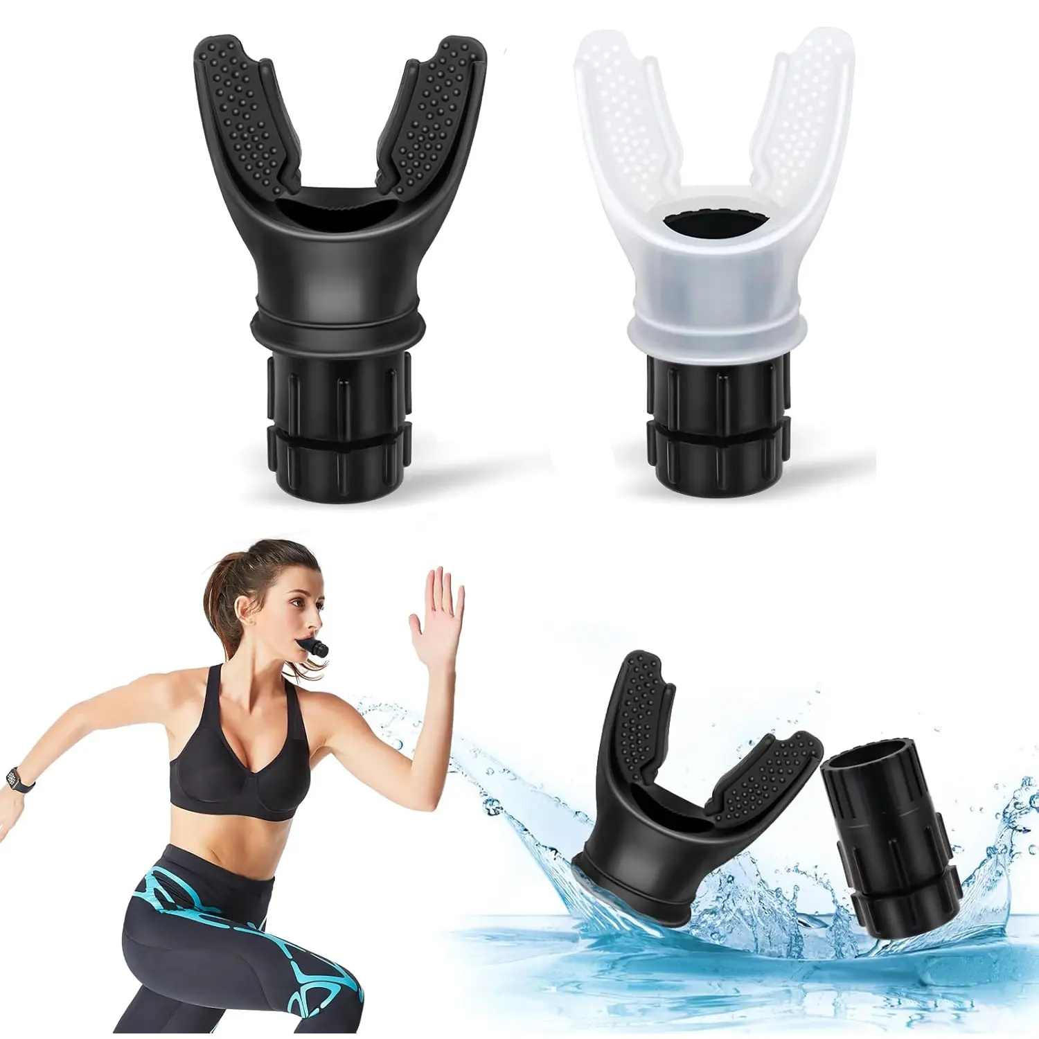 Silicone Breath Training Exerciser - Adjustable Resistance Fitness Trainer, Compact, Easy-to-Clean, Functional Design for Daily Wellness Boosts