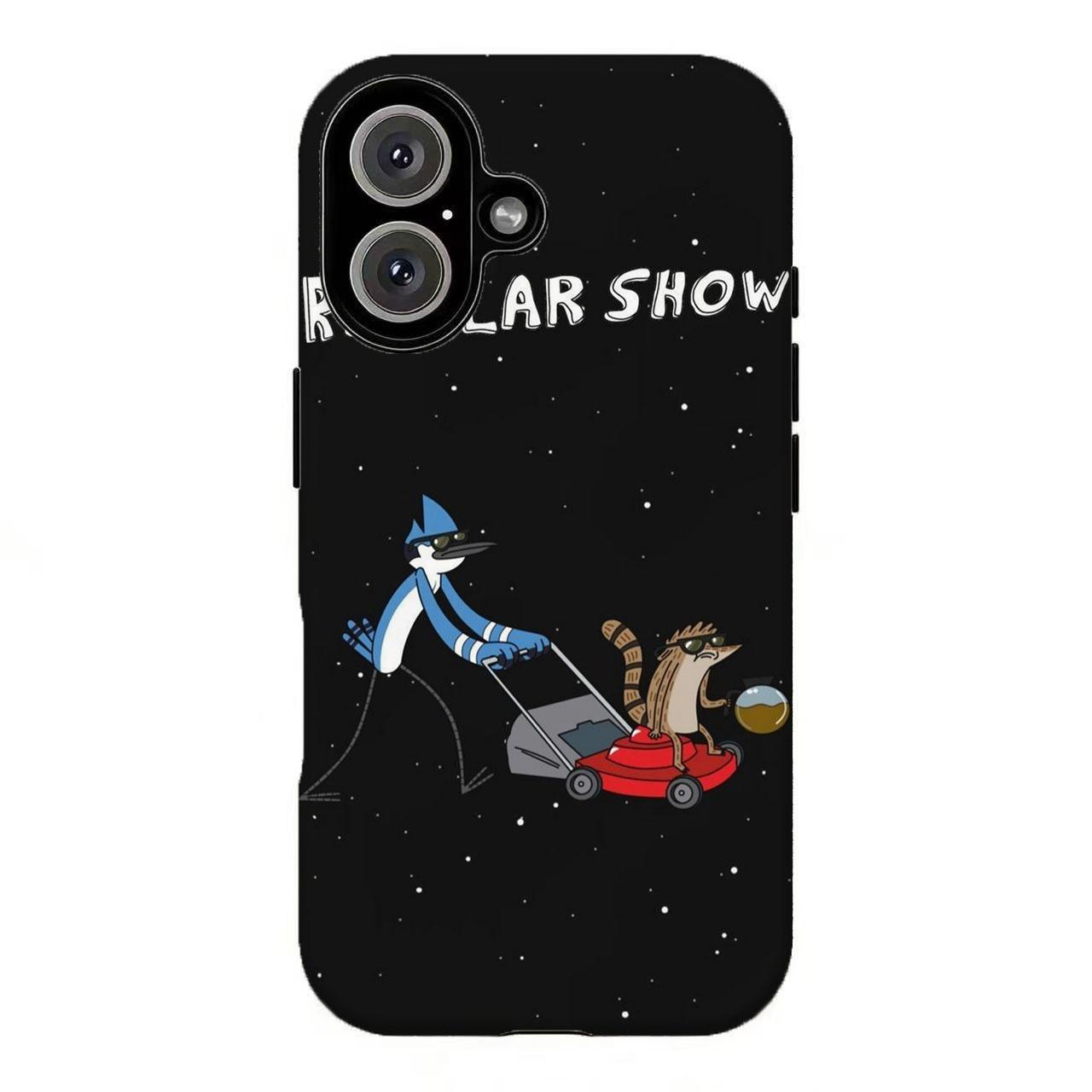 FL-R3gular Sh0w Mordecai & Rigby Retro Cartoon Phone Case,Y2K Funny Cartoon Protective Cover For iPhone 11 12 13 14 15 16 17 Air Pro Max for Samsung S26 S25 S24 S23 S22 S21 Case,Gift for her/him