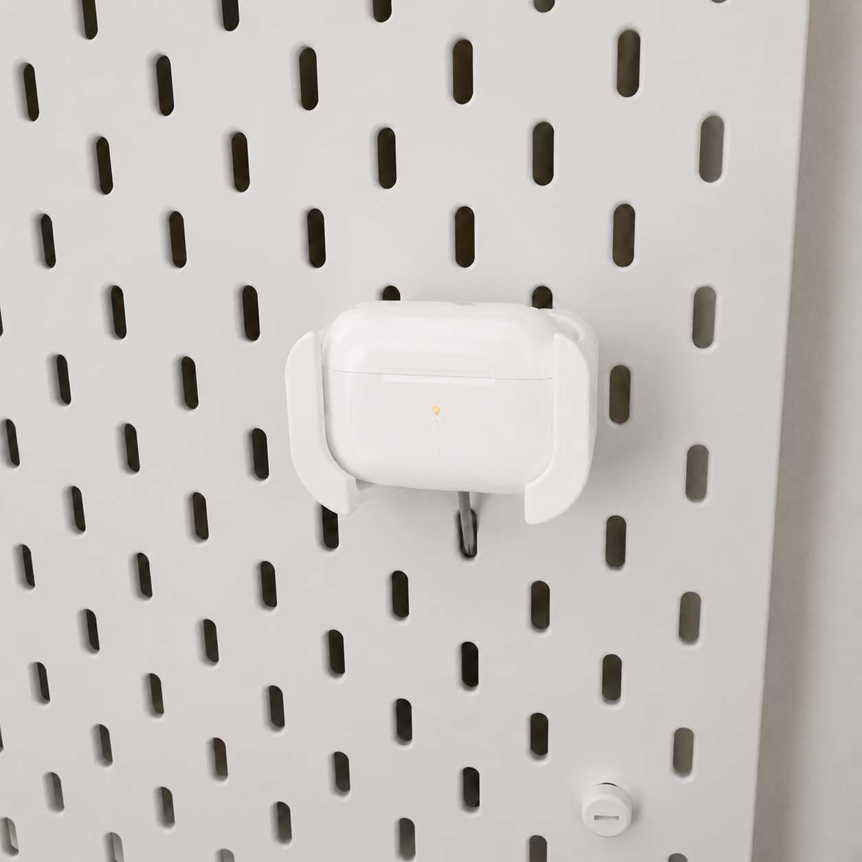 Skadis Pegboard Compatible Earphone Charging Stand Wall Hanging Cable Organizer Holder