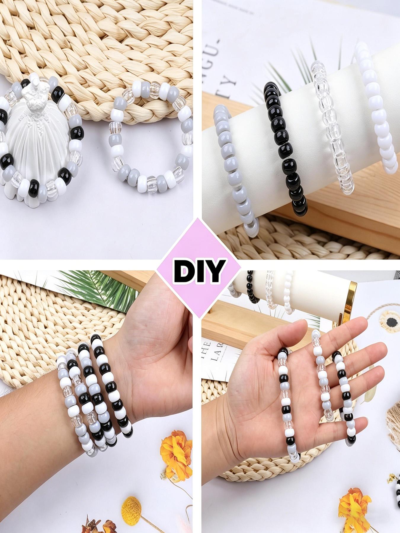 1000pcs Horse Beads Set for DIY Jewelry Making, and Bracelet Kit, Gothic Style Craft Supplies, Fashion Gift Ideas