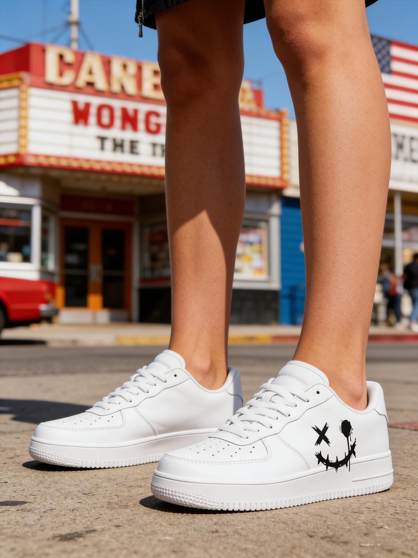 Custom Workwear Style Sneakers for Men, Versatile Street Fashion Casual Shoes, Trendy and Comfortable Footwear for Everyday Wear