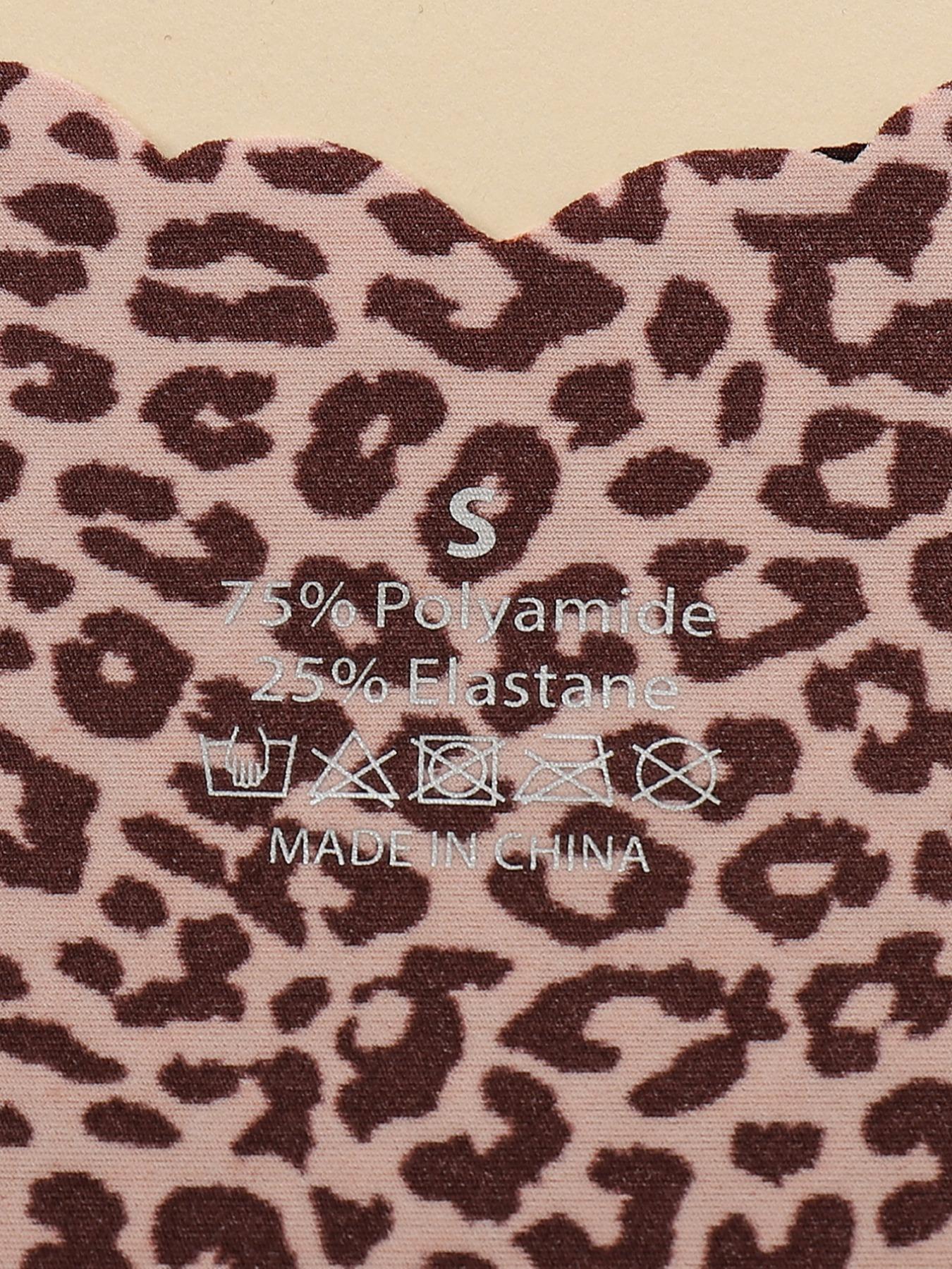 10 Pack Women's Floral & Solid Color Leopard Underwear, Sexy Simple Wave Hem Seamless Smooth Comfort Breathable Triangle Panties, Lady, Solid Seamless Panty