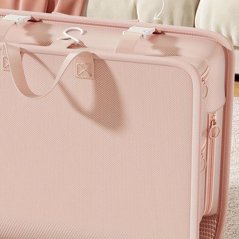 Six-In-One Travel Organizer Set, Luggage Packing Bags, Foldable Nylon Storage Pouches, 6 Zippered Compartments, Durable for Clothes and Bedding