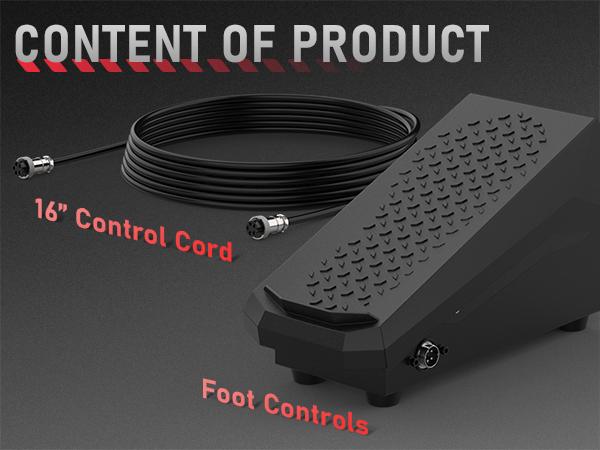 YESWELDER 5-Pin TIG Welding Foot Pedal | Precision Amperage Control for CT-520, TIG-200P-ACDC-PRO & TIG-205P-PRO TIG Welder YESWELDER 5-Pin TIG Welding Foot Pedal | Precision Amperage Control for CT-520, TIG-200P-ACDC-PRO & TIG-205P-PRO TIG Welder