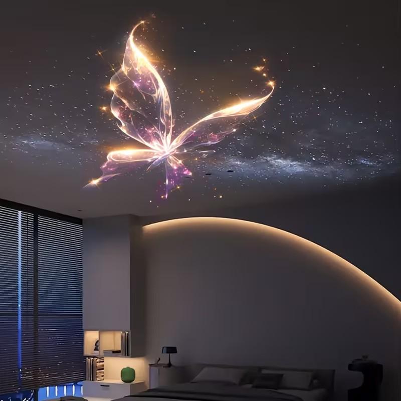 Portable USB Starry Sky Projector Night Light – Galaxy, Ocean Wave Projections for Bedroom Walls & Ceilings, Dynamic Lighting with Whales, Jellyfish & Butterflies, Unisex Birthday Gift for Kids & Adults, Home Decor Ambient Light