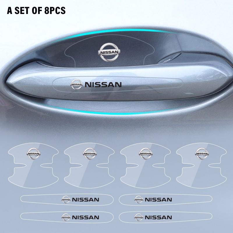 High Transparency Car Door Handle Protector Sticker, Anti-Scratch Car Door Bowl Protection Film, Fits Nissan Gtr X-Trail Tiida Qashqai, Universal Car Sticker