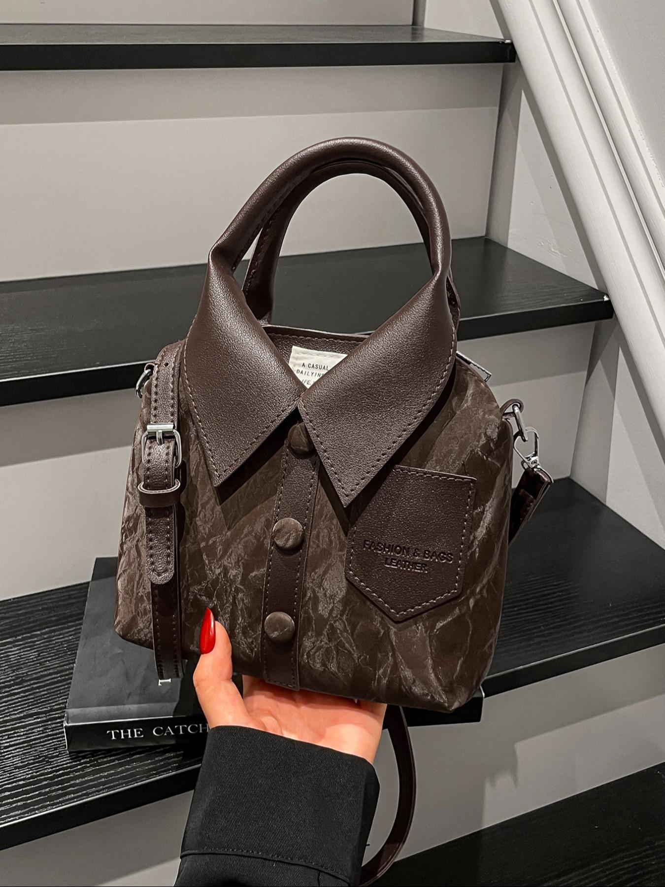 Vintage Elegant Women's Crossbody Shoulder Bag, Perfect for Parties & Daily Use, Office & Casual, All Seasons