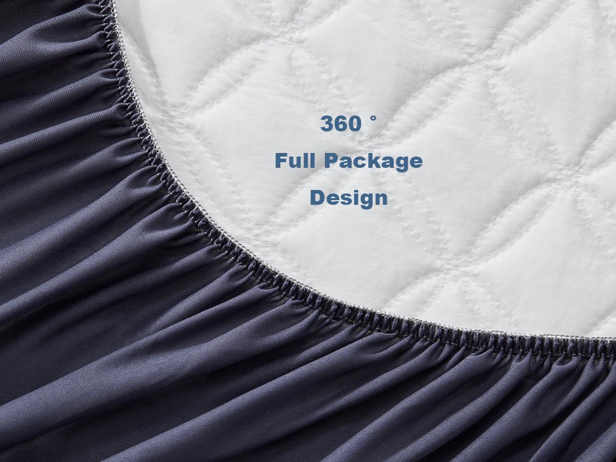 【BEDLORE】Waterproof Mattress Protector with Fitted Sheet, TPU Waterproof Layer, Soft & Breathable Bed Cover for Everyday Mattress Protection, Ideal for Bedroom & Home Use