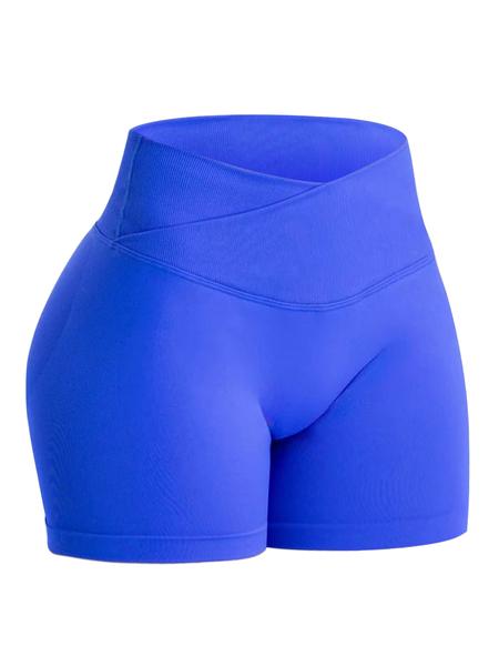 BBFIRA Seamless V Cross Women's Butt-Lifting Shorts；Cross V-Shaped Sporty Peach-Coloured Shaping Seamless Hidden-Seam Butt-Lifting Tight Shorts Fitness Yoga Pants Cross-Front Waistline Sporty Tight Shorts Athletic Yoga Shorts