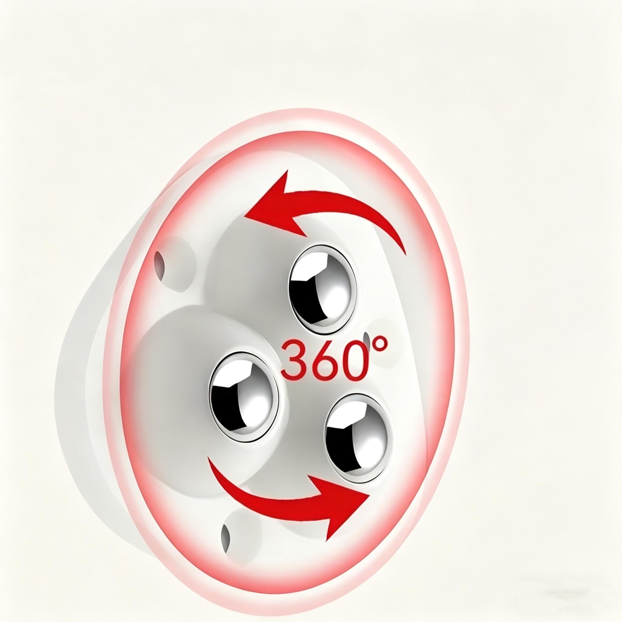 4/8/12/16-Piece Heavy-Duty Self-Adhesive Casters - 360° Smooth Rotation for Easy Mobility; Suitable for Storage Bins, Furniture, and Trash Cans; Polished Steel Swivel Casters for Plastic Drawers