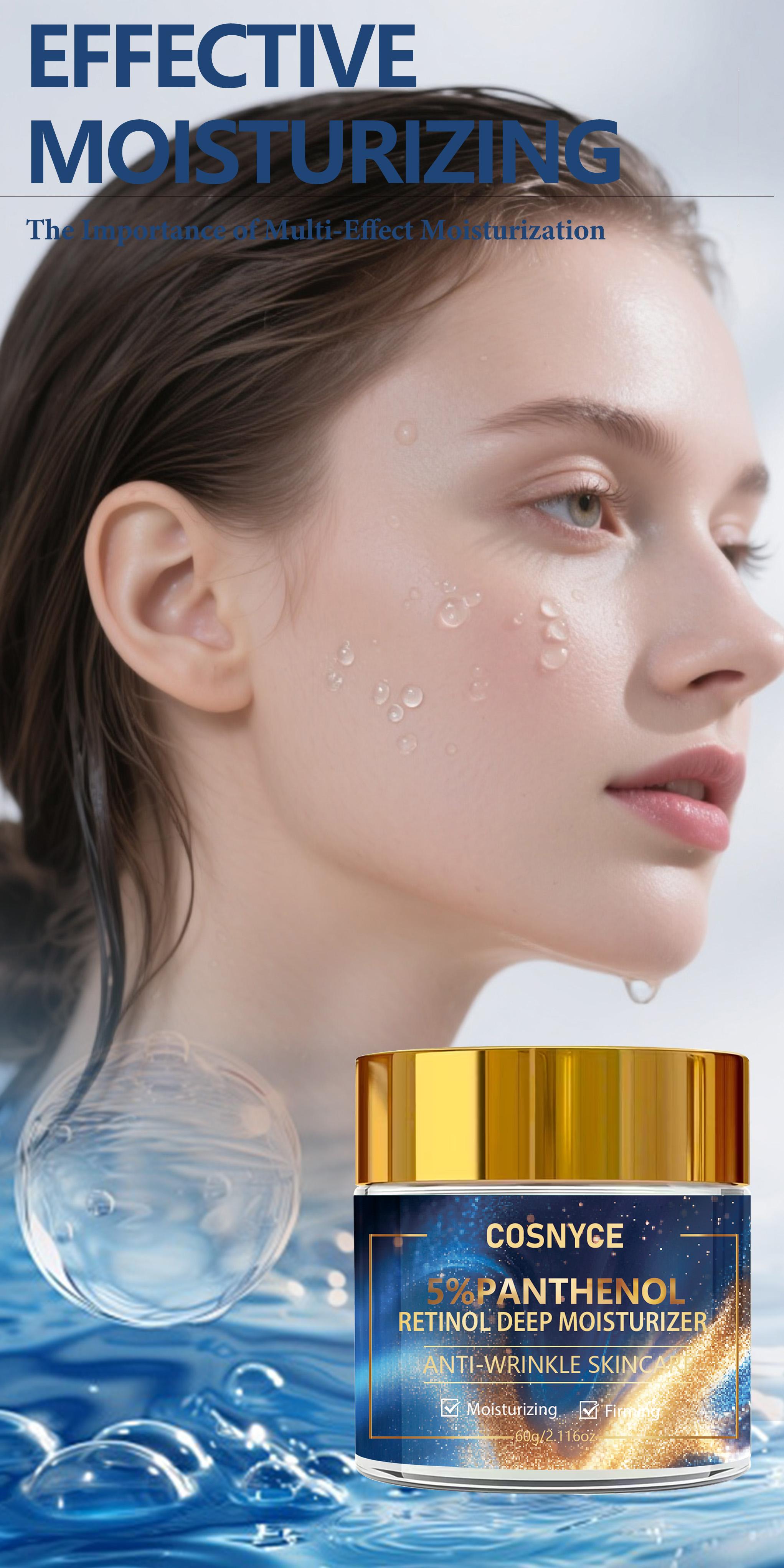 60g Collagen Face Cream with Vitamin C, Smooth Moisturizing, Alcohol-Free, No Fragrance, Non-Greasy, Easy Absorption, Suitable for All Skin Types