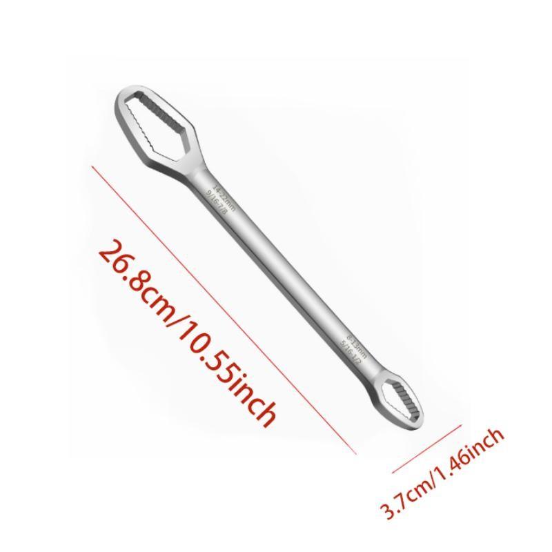 Universal Car Torx Wrench, 8-22mm Self-Tightening, Double-Head Torx Spanner, Non-Slip Multi-Function, Professional Car Tool