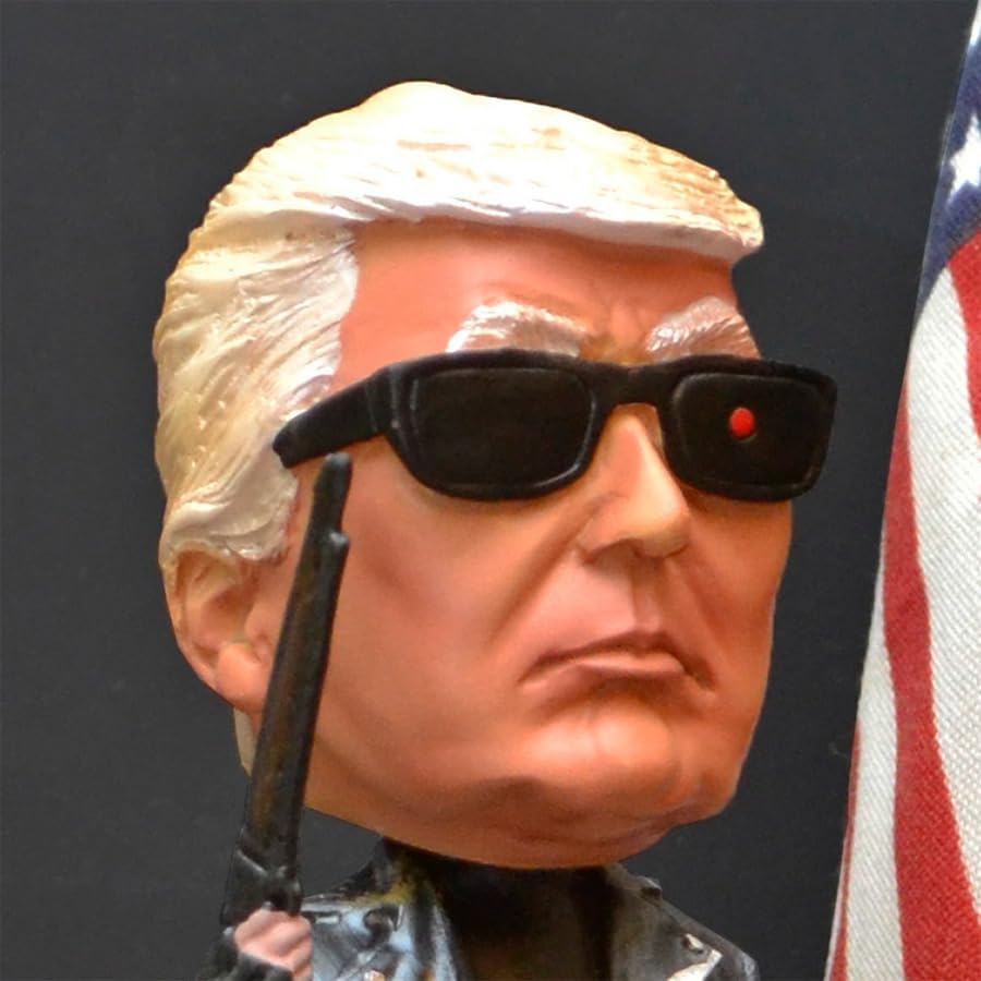 Donald Trump Collectibles - Proud Patriot Trumpinator: Donald Trump's 2024 Shaking Head Movement, Dedicated to Trump Supporters and Patriotic Americans | Ranked First Trump Gift