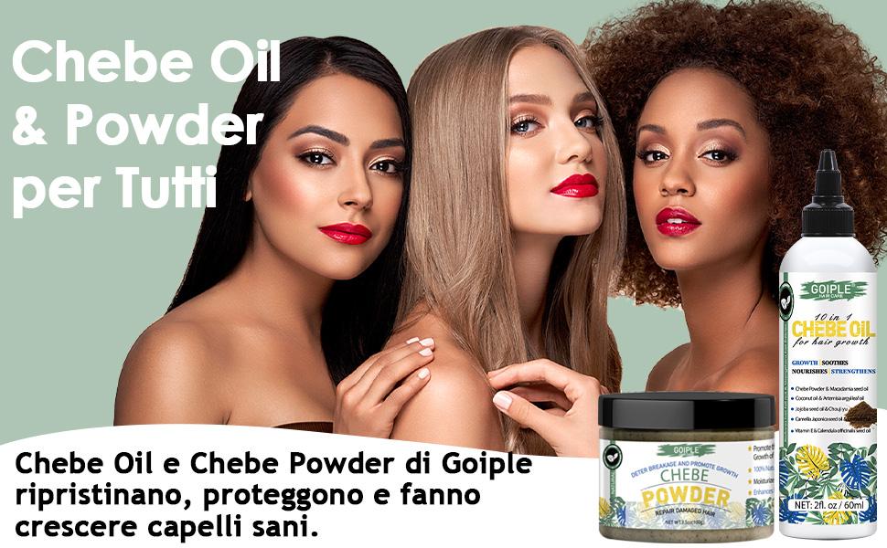 Naturals African Chebe Powder and Oil Moisturizer for Scalp, Hair Growth, Strength & Breakage - For Men & Women Comfort Haircare