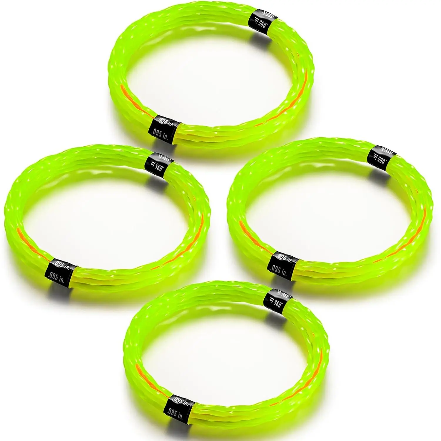 String Trimmer Line 095”,Pre-Cut  Color 3-Section -Positioning Design, for Gas and Electric Grass Trimmer and Brushcutters, Fits  Standard Models,16FTx4