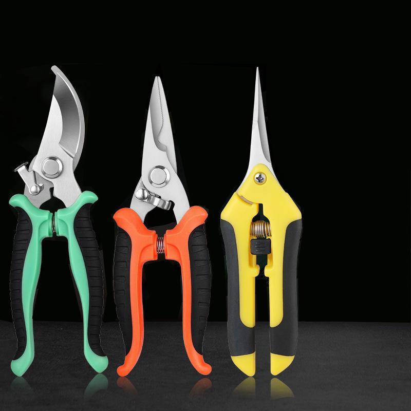 [Hot Sale] 3pcs Multipurpose Stainless Steel Garden Pruning Shears Set Sharp Durable for Fruit Tree Branch Cutting Limb Branch Cutter