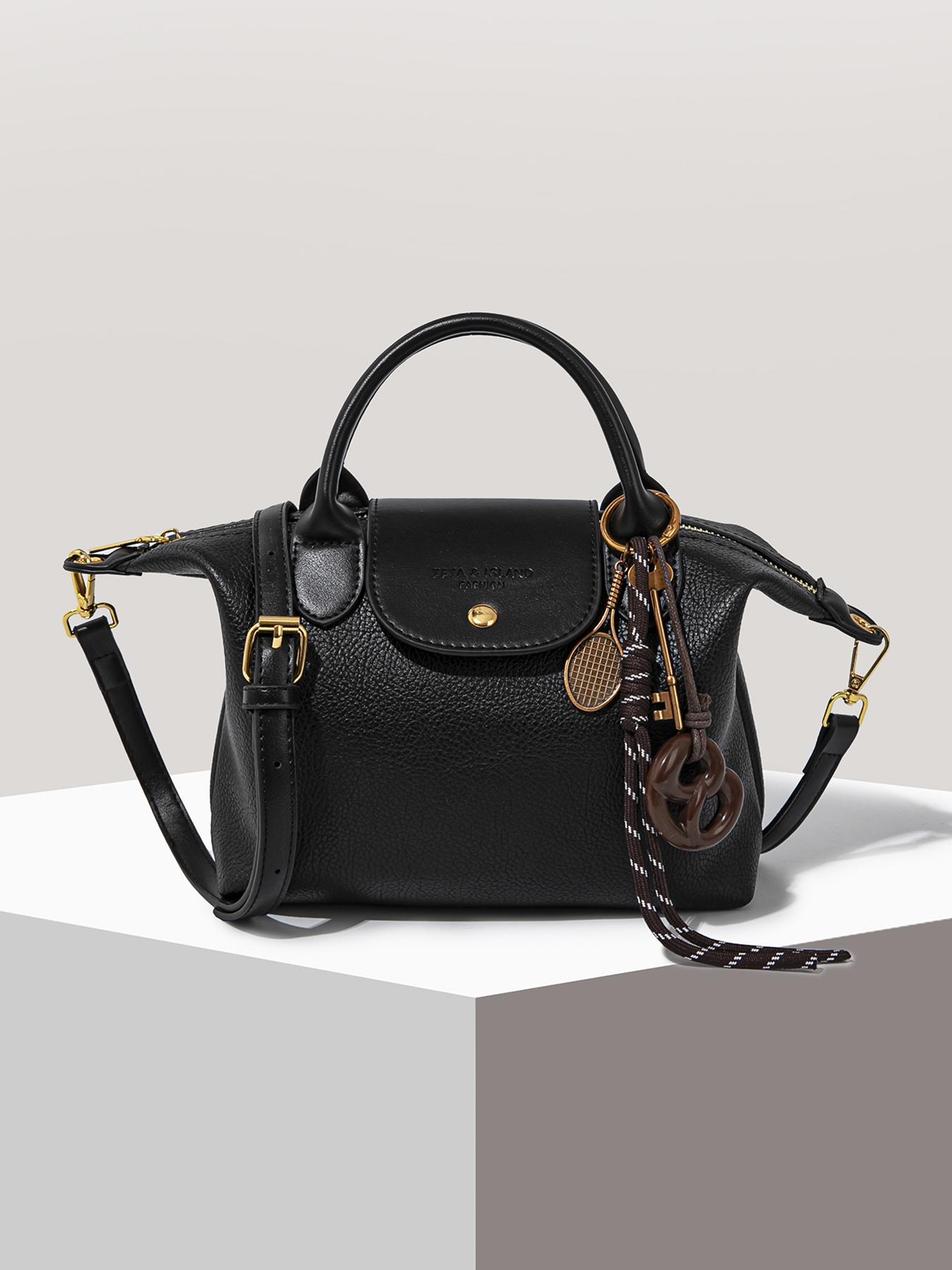 Women's Elegant Solid Color Handbag, Fashionable PU Leather Zipper Shoulder Bag for Daily Use, 2025 Fall & Winter Trendy High-quality Commuting Bag, Versatile PU Tote Satchel, Commuter Bag