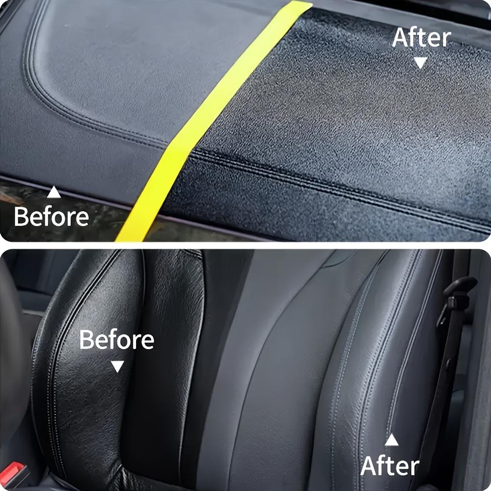 Car Plastic Repair Paste Dashboard Refurbishment Scratch Fix Interior Restoration Kit, Tire Polishing Brightener Long-Lasting Shine Auto Care Maintenance Set