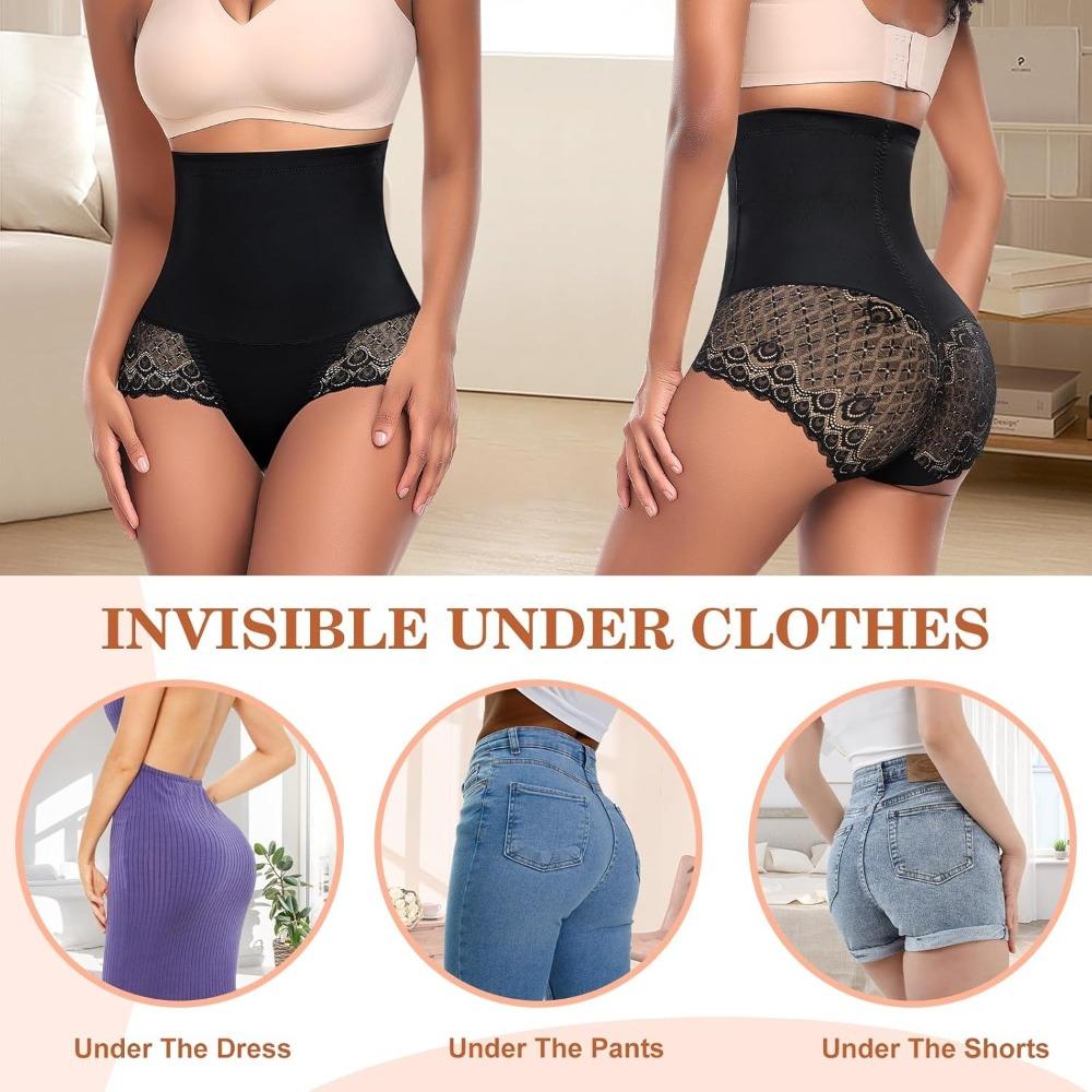 Women Tummy Control Shapewear Panties High Waist Body Shaper Underwear Lace Shaping Girdle Briefs