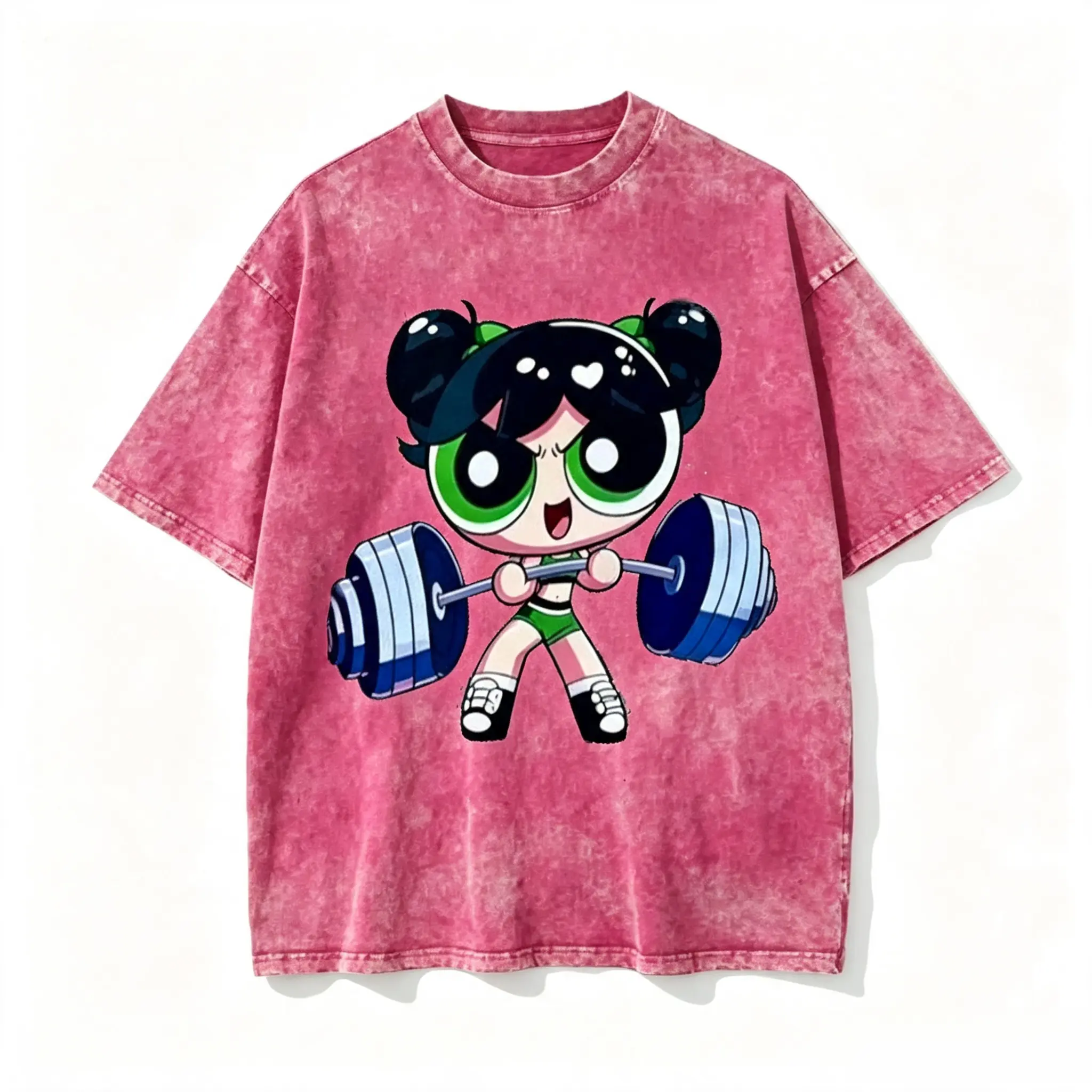 Bubbles # Powerpuff Strong Girls T-Shirt, Y2K # Powerpuf Fitness, Workout Shirt, Trending 2025, Weightlifters, Bodybuilding Shirt, Pump Cover Gym Tee for Men Women, Youth & Adult