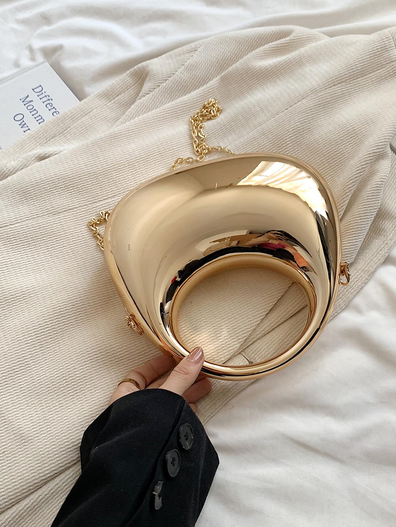 Women's Acrylic Box Bag, Fashionable Lipstick Coin Accessory Organizer Crossbody Bag, Elegant Party Chain Tb Purse