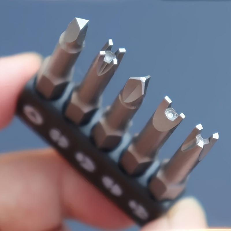 5-piece special-shaped screwdriver set - U-shaped, Y-shaped, triangular, cross-head, three-point screwdriver socket tool kit