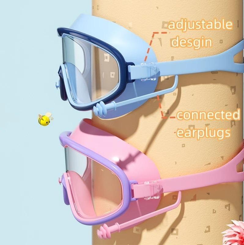 Unisex High-Definition Anti-Fog Waterproof Large-View Swimming Goggles, Multi-Color Sports Eyewear for Kids Outdoor Activities, Goggles For Swimming,summerwins