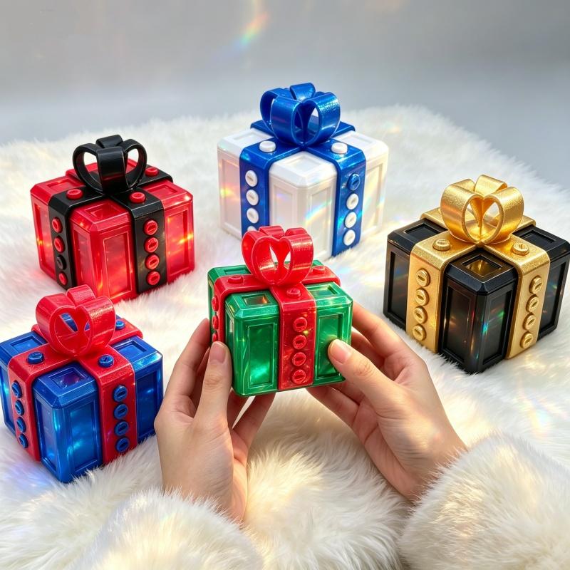 5-Piece Nested Gift Box Set with Screws, Fun Prank 3D Storage Box, Novelty Money Card Container for Christmas Birthday Packaging