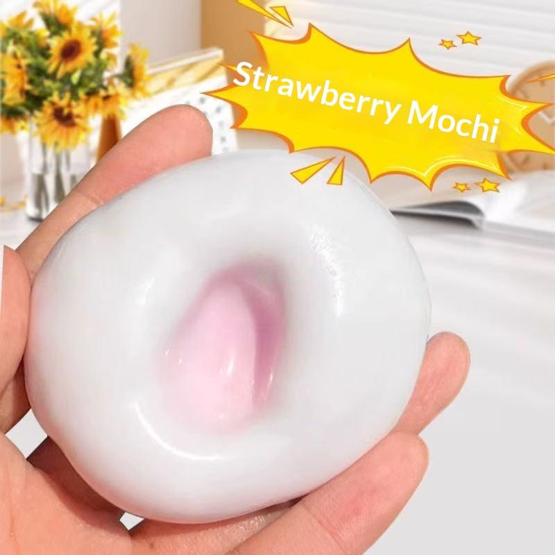 Super Fun Stress Relief Toy, DIY Shape Mochi Clay Squeeze Toy, Handmade Rice Noodle Mud, Cute Squeeze Toy for Halloween, Decompression Squeeze