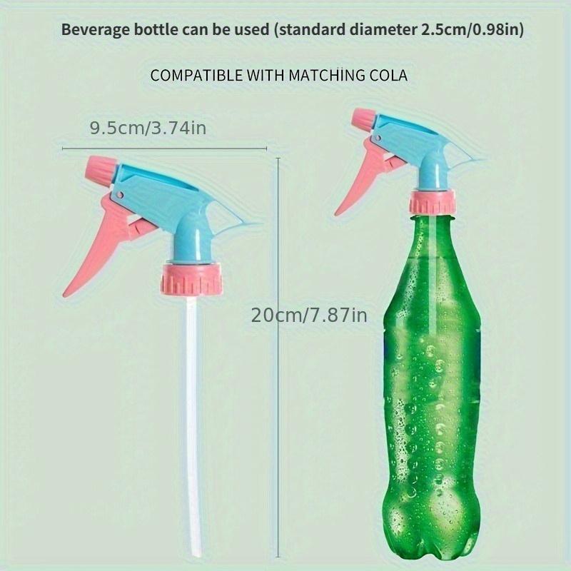 1/2/3pcs Universal Beverage Bottle Spray Head Watering Can Sprayer Gardening Watering Hand-pressed Atomizer Small Hairdressing Home Nozzle, Plants Water System With Adjustable Control Valve Switch, Watering Sprinkler Nozzle, Gardening & Lawn Supplies