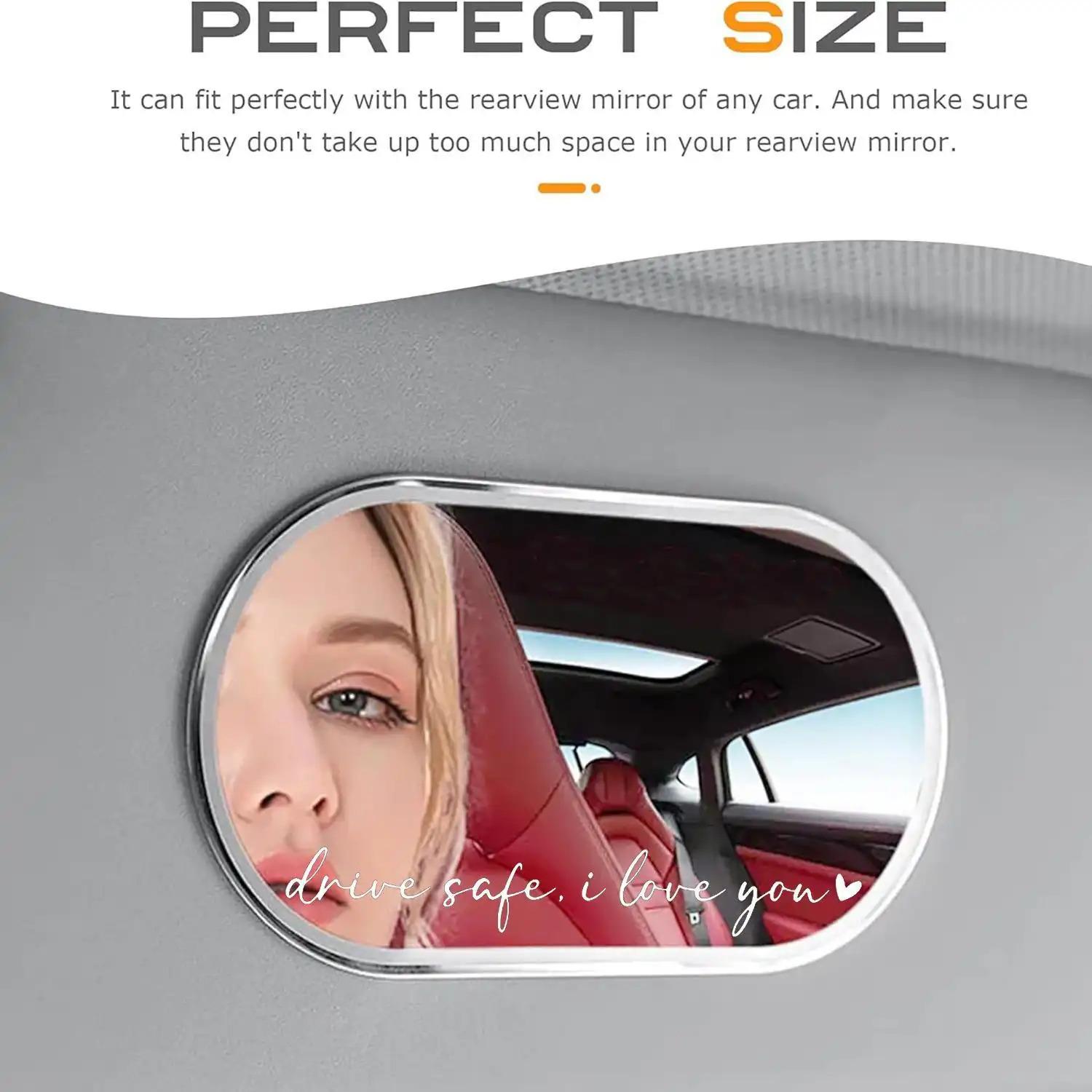 Drive Safe I Love You Mirror Decal Car Stickers, Rearview Mirror Sticker For Cars, Truck Decals, Car Decorations, Car Exterior Decoration Accessories, Car Interior Decoration Accessories, Vinyl Decal Sticker, Car Accessory, Automotive Decoration