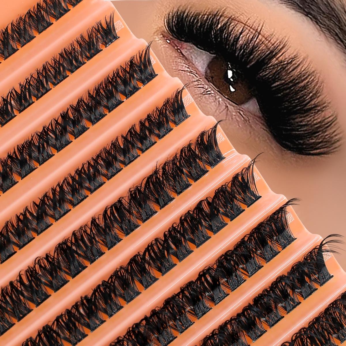 100D False Eyelashes, Independent Packaging, D Curl, Multiple Lengths, Odorless, Easy to Apply, Perfect for Home Makeup, Party Use