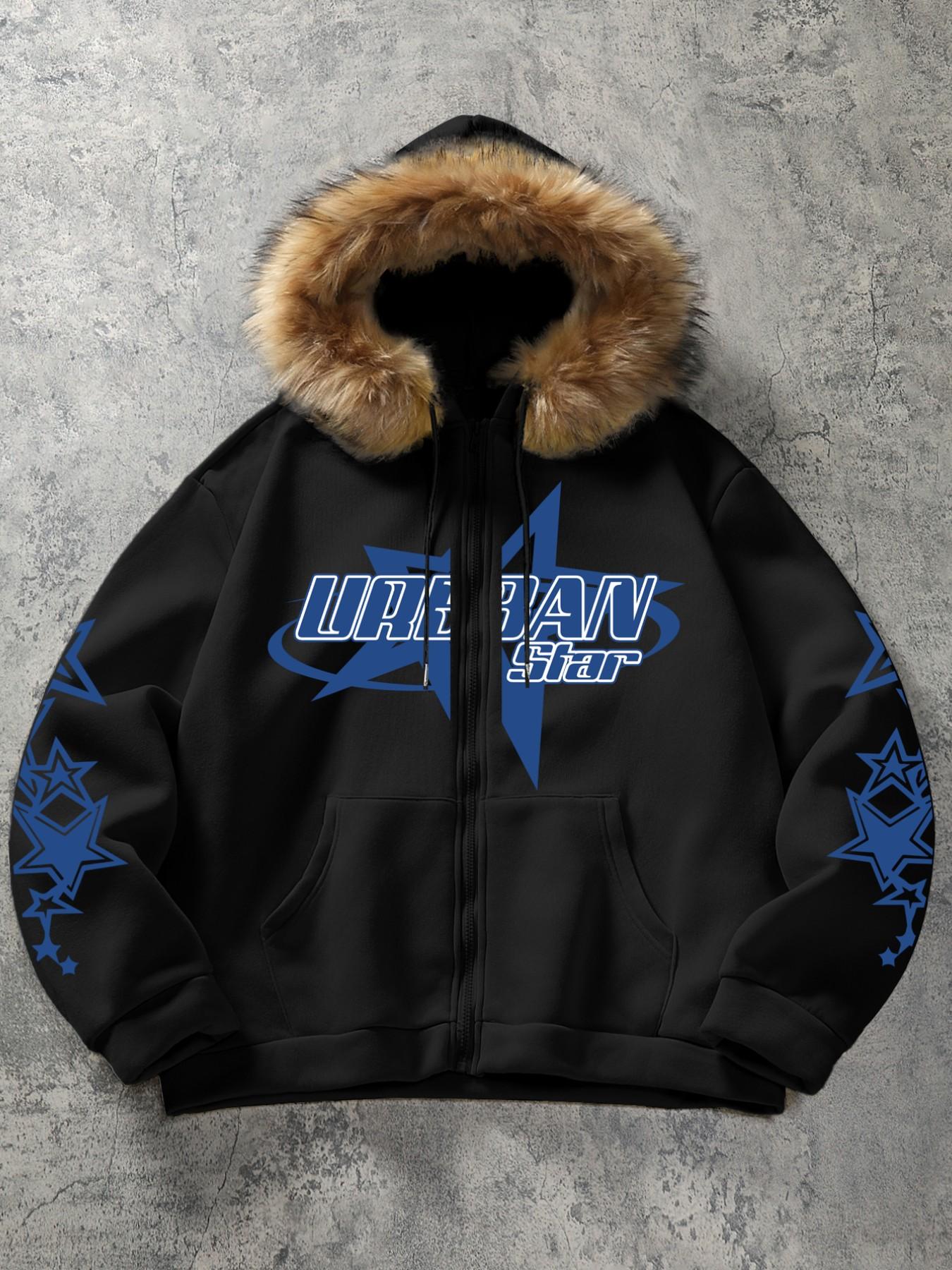 Y2K Cybercore Star Graphic Full Zip Hoodie - Unisex American