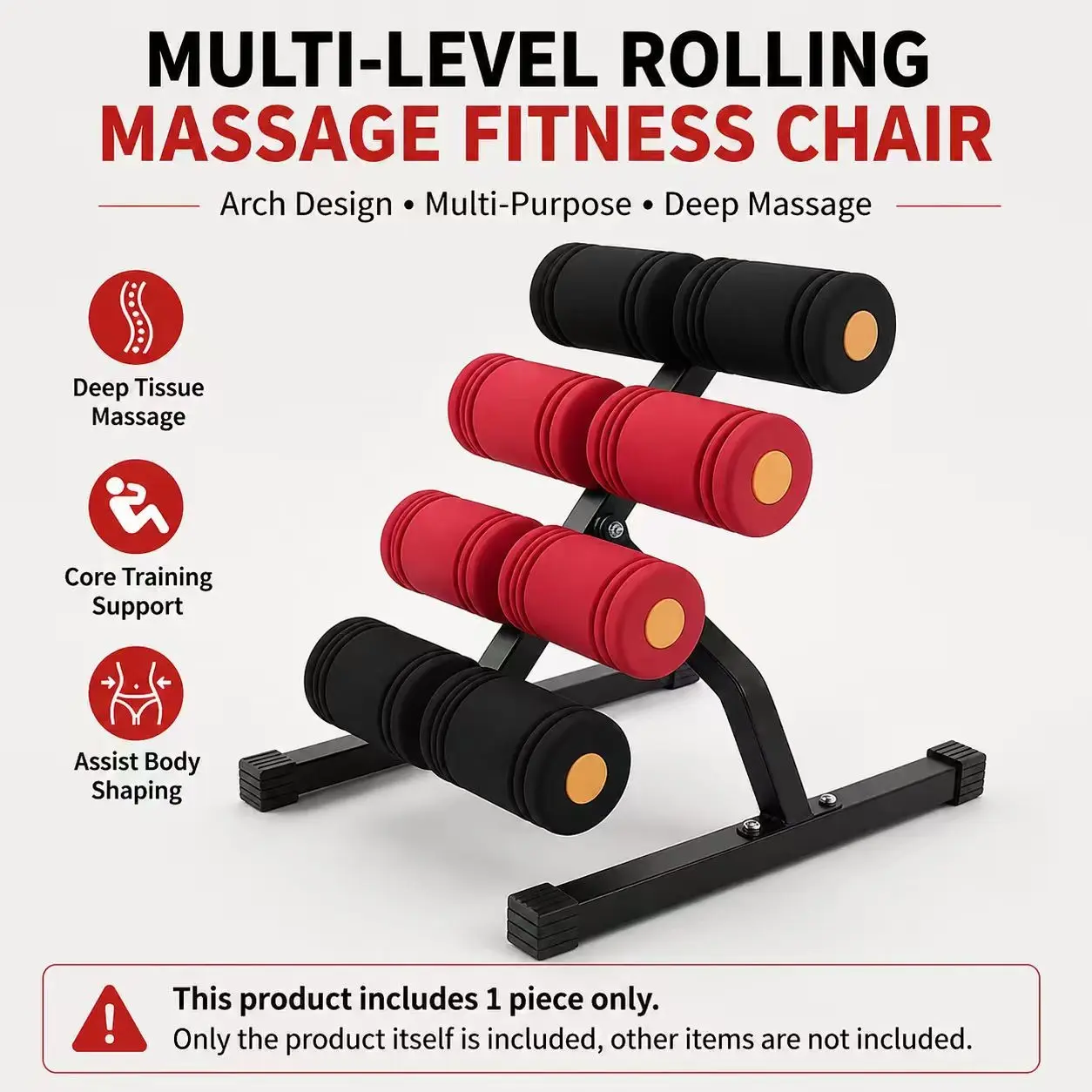Mini Inversion Trainer, Back Stretcher & Abdominal Trainer, Multifunctional Home Fitness Equipment, Yoga Stretching Device, Full-Body Exercise Aid, Suitable for Back and Neck Stretching Training