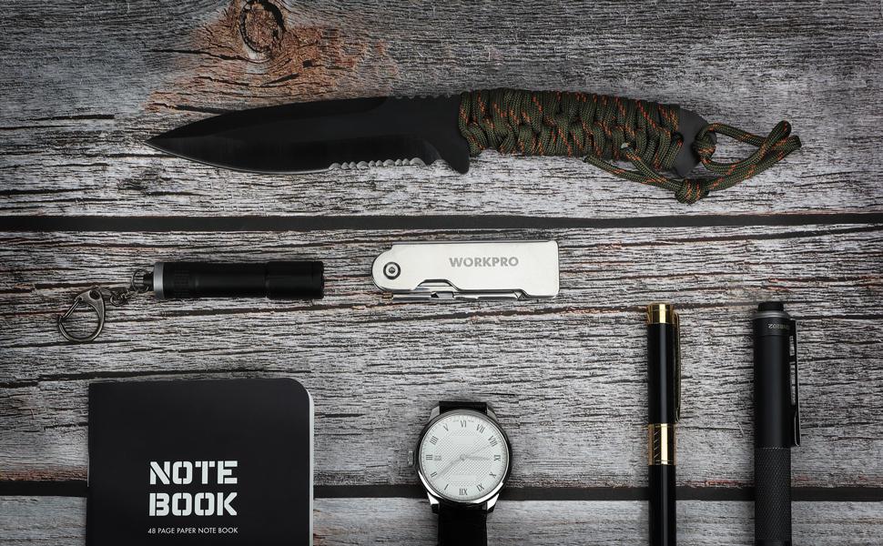 #SpringGlowUp WORKPRO 3-Count Quick Change Folding Pocket Utility Knife Set with Belt Clip