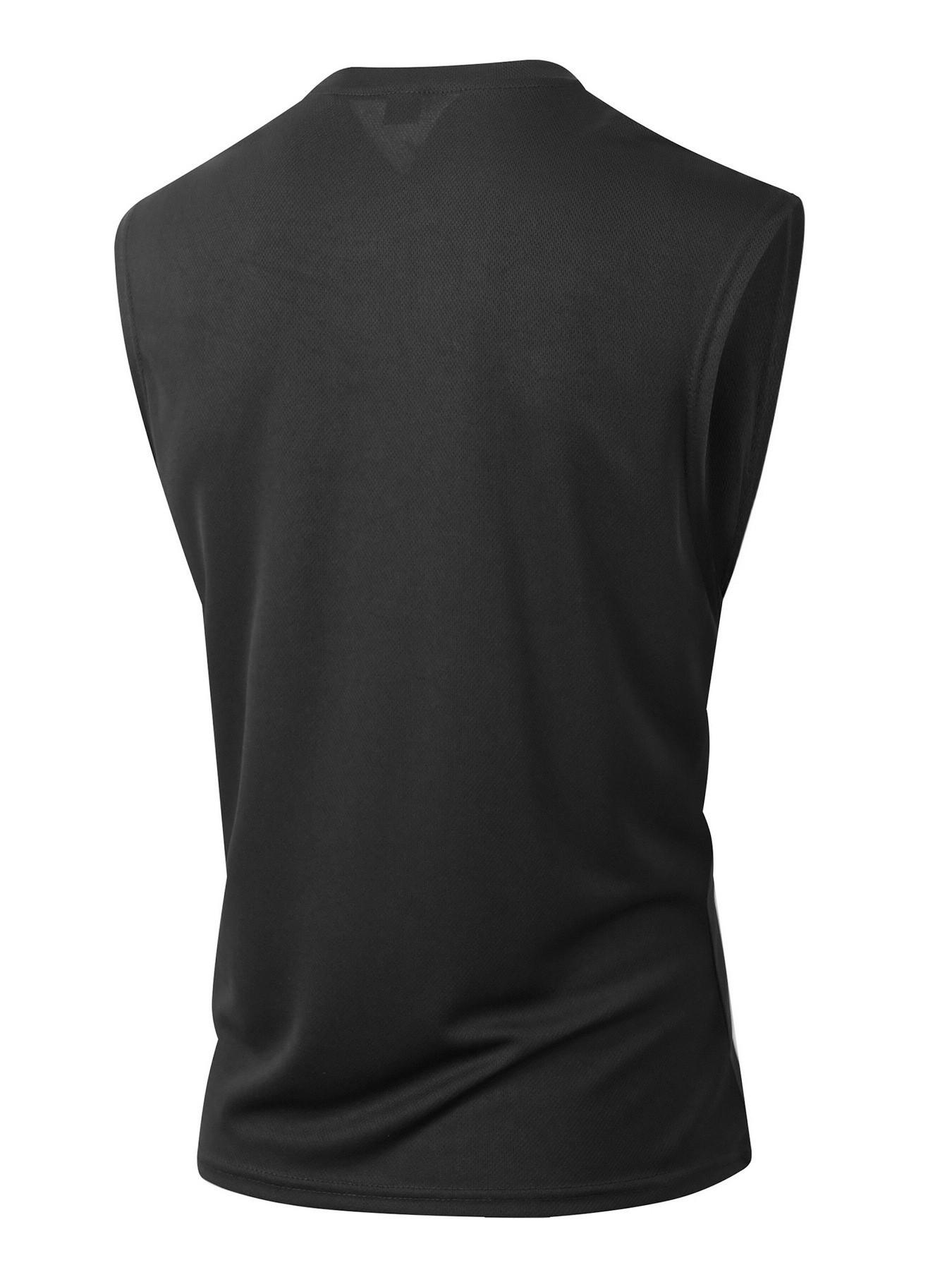 Men's Sleeveless Fitness Tank Top, Quick-Dry Mesh Breathable Sports Shirt, Ideal for Workouts, Comfortable and Lightweight Design